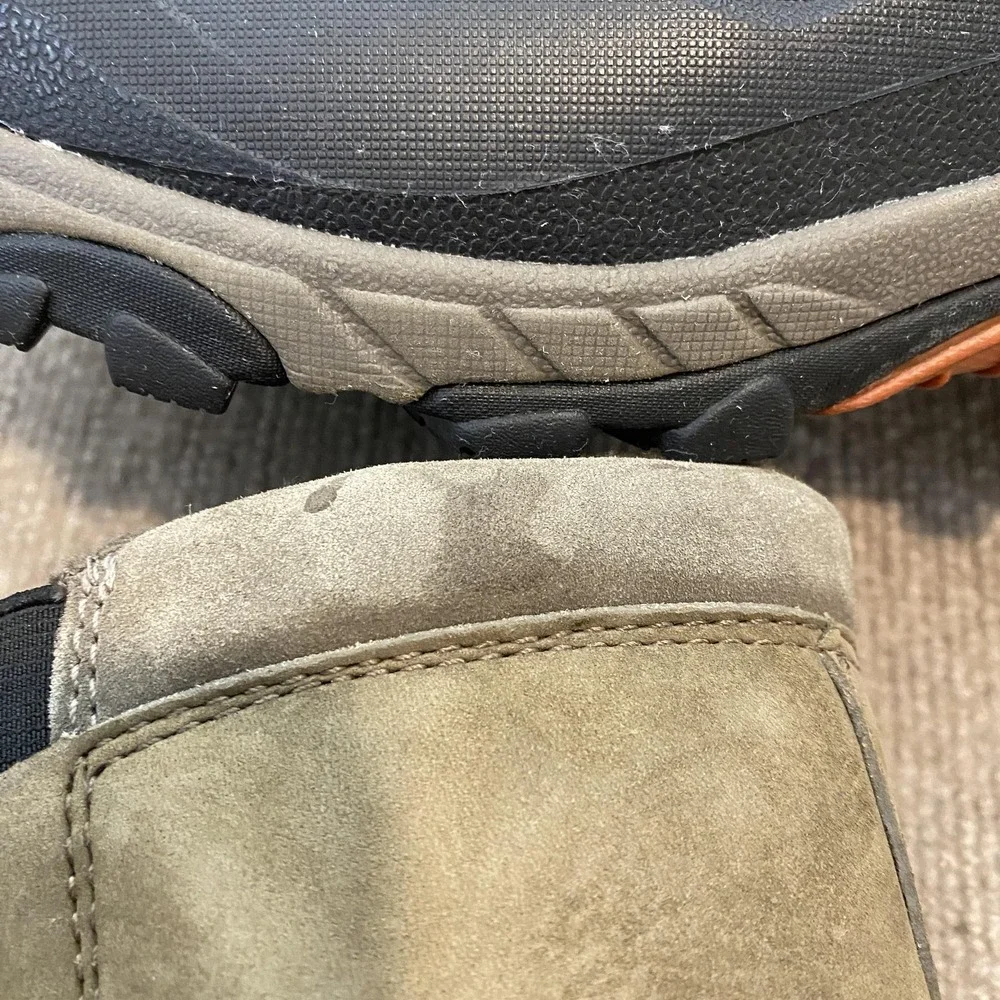 The North Face Snow‎ Boots Mens Size 10 Brown Nubuck Waterproof Insulated Ankle